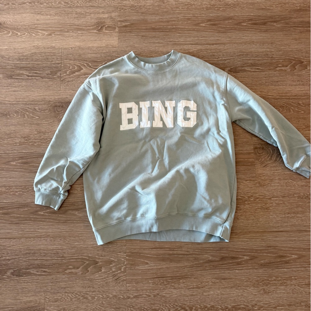 ANINE BING Women's Tyler Satin Bing Sweatshirt